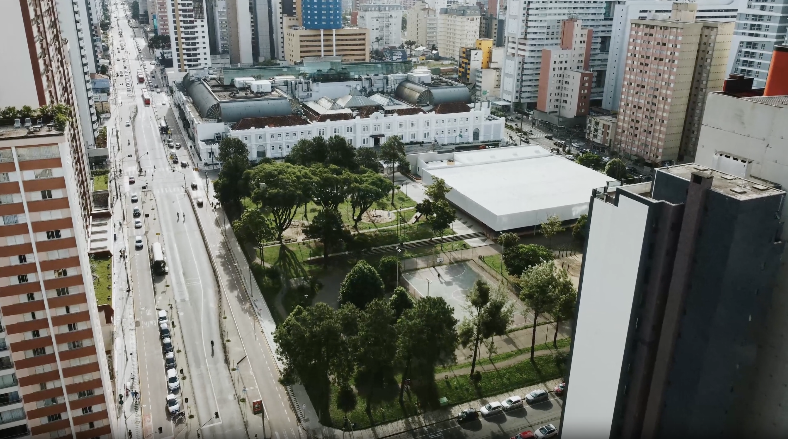 Barrio residencial en Curitiba