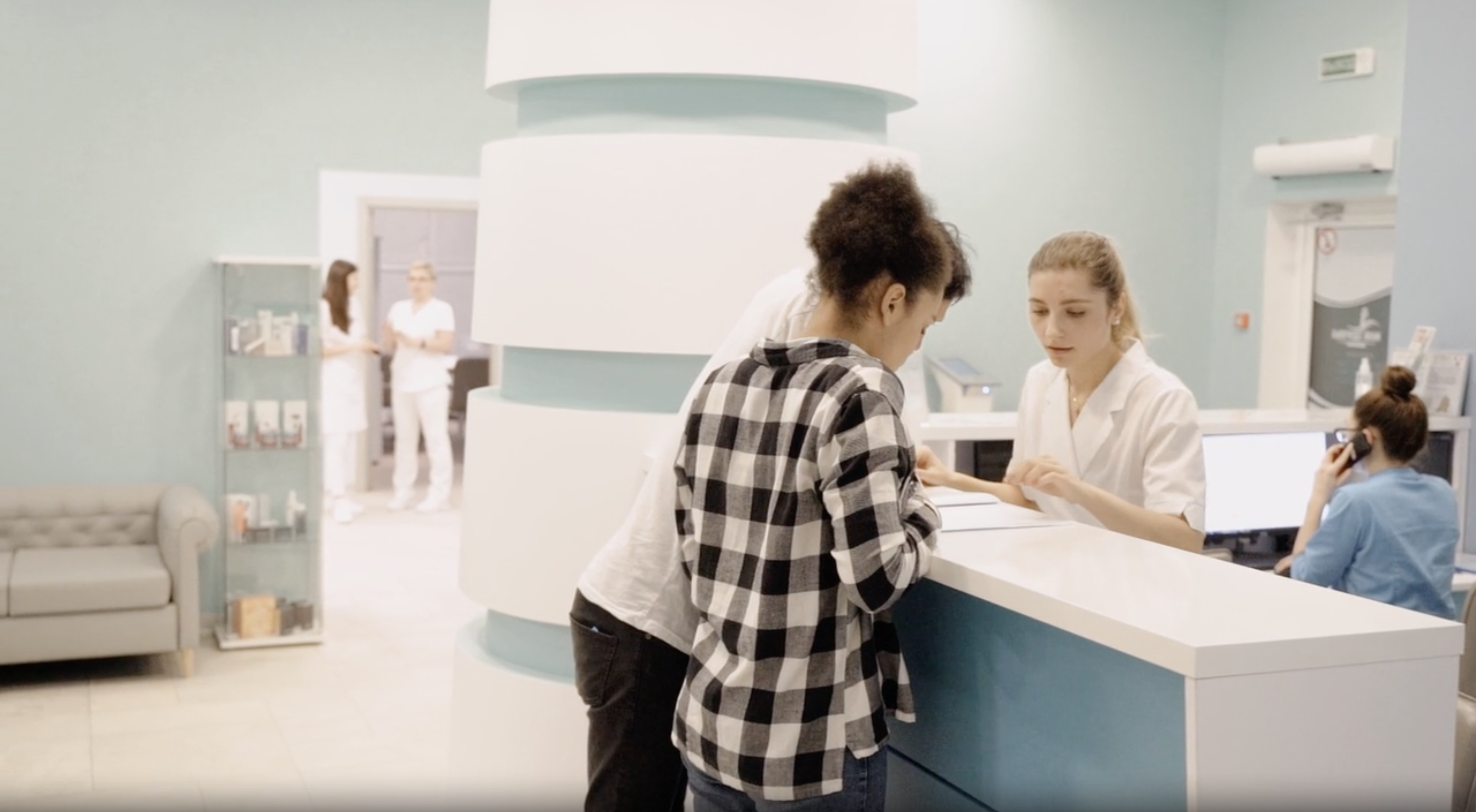 Hospital moderno en Brasil