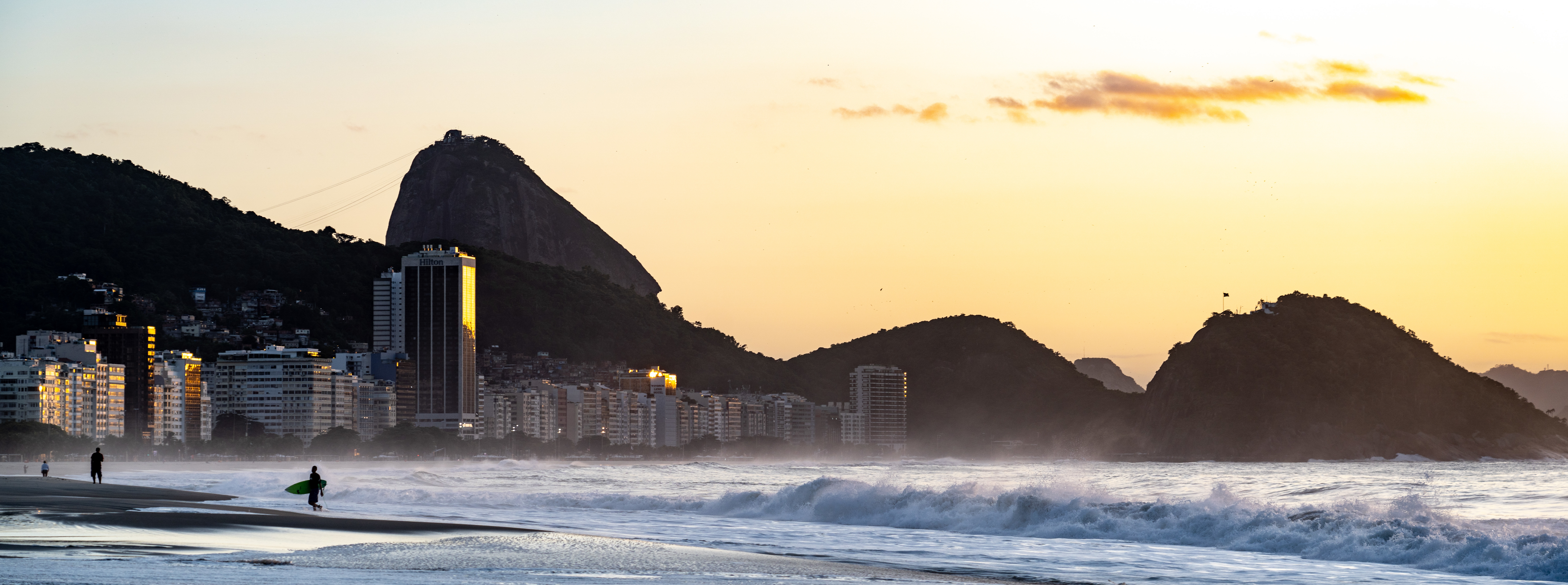 Un atardecer en Ipanema