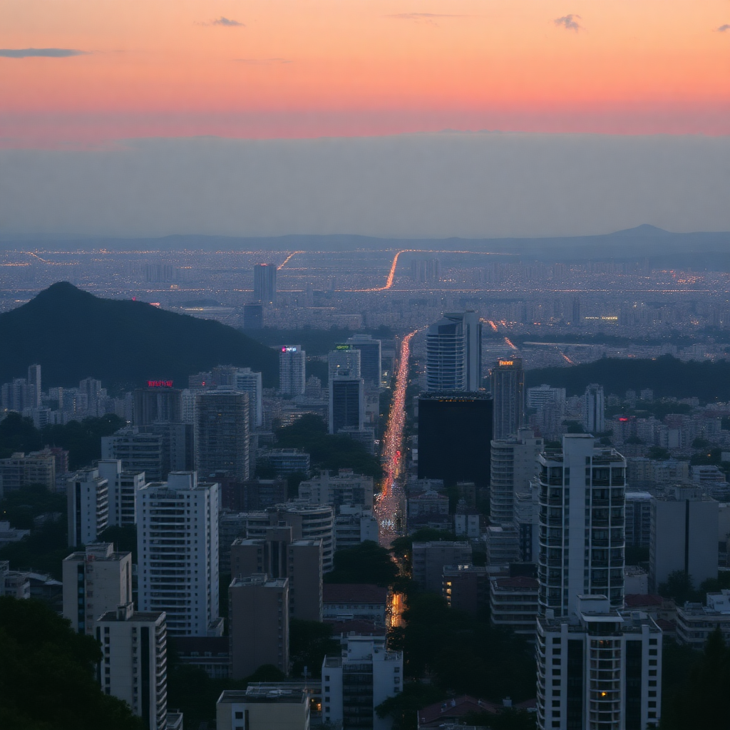 Ciudad de Sao Paulo en Brasil